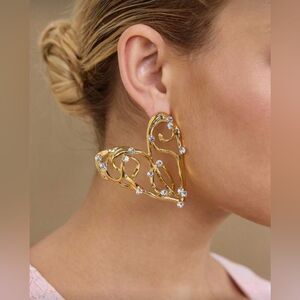 Elegant Heart Earrings Q265